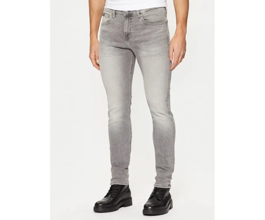 obrazek 1 Calvin Klein Jeans Jeansy J30J326562 Szary Slim Fit