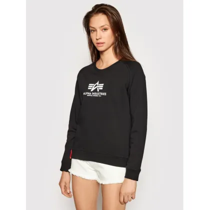 Zdjęcie Alpha Industries Bluza New Basic 196031 Czarny Regular Fit