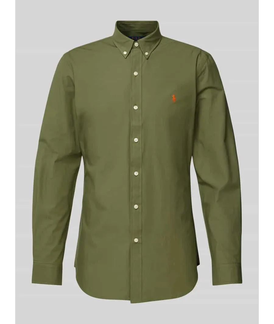 obrazek 1 Koszula casualowa o kroju slim fit z wyhaftowanym logo
