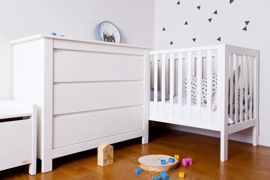 obrazek 4 Loft komoda z przewijakiem w białym kolorze