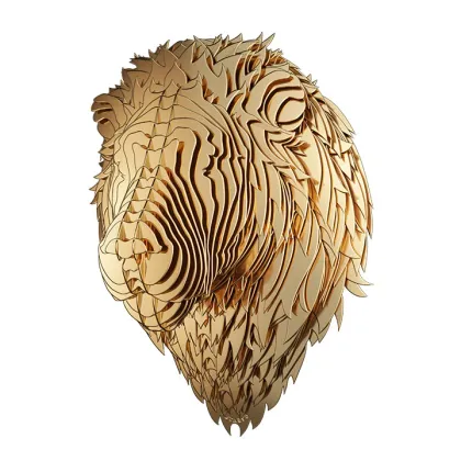 Zdjęcie Elegancka ozdoba w postaci Lwa do salonu