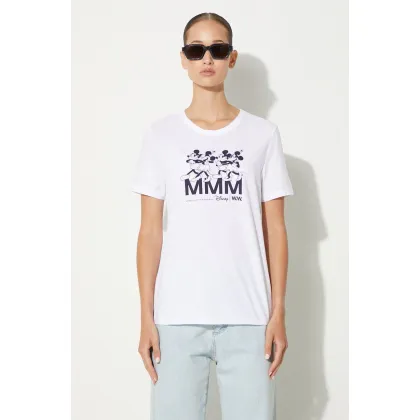 Zdjęcie Wood Wood t-shirt bawełniany Aria T-shirt kolor biały 12022500.2434-BRIGHTW