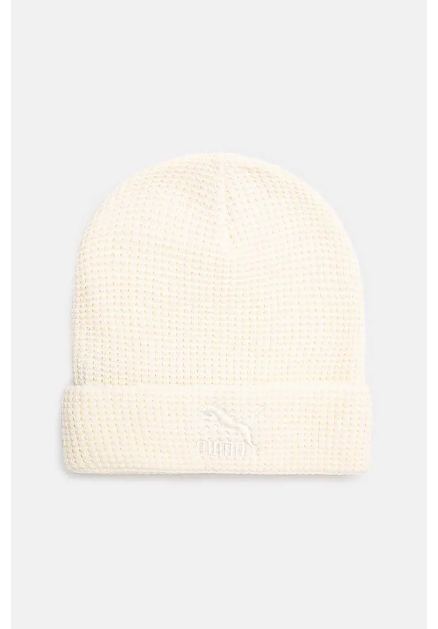 obrazek 1 Puma czapka Classics Mid Fit Beanie kolor beżowy z grubej dzianiny 025677
