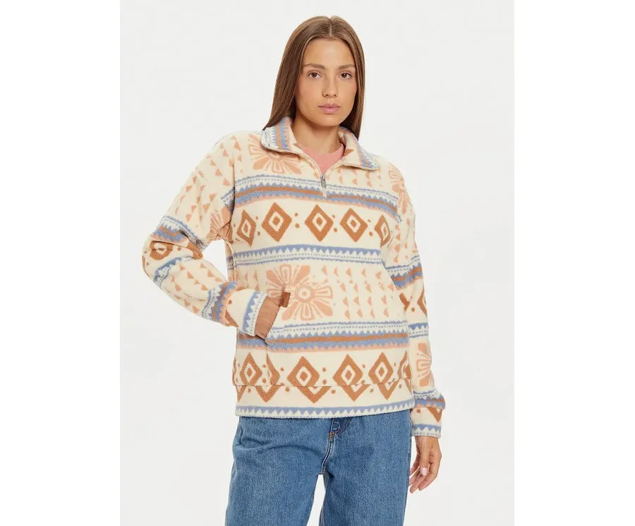 obrazek 1 Roxy Polar Live Out Loud ERJPF03169 Beżowy Relaxed Fit