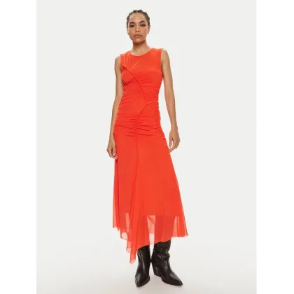 Zdjęcie Gestuz Sukienka codzienna Messi 10909133 Pomarańczowy Slim Fit