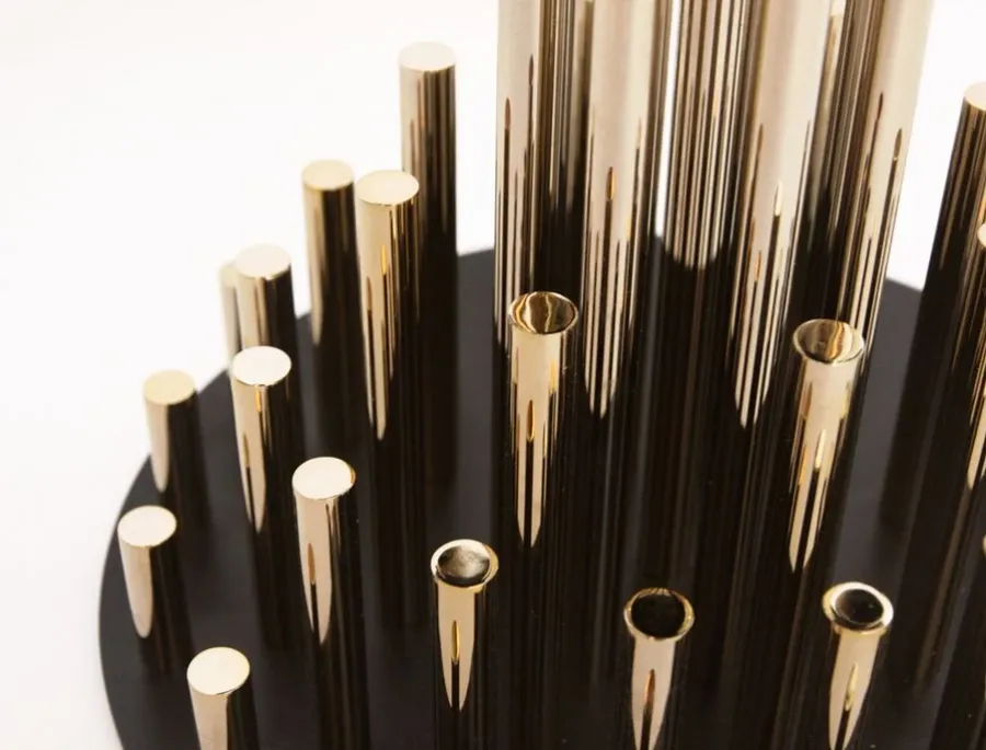 obrazek 2 Oryginalny mosiężny stołek, krzesło Projection