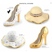 Picture Elite figurine - porcelain slipper with crystals - Bruno Costenaro