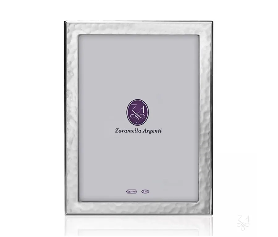 obrazek 1 Luksusowa srebrna ramka na zdjęcia 6×9 cm - Zaramella Argenti