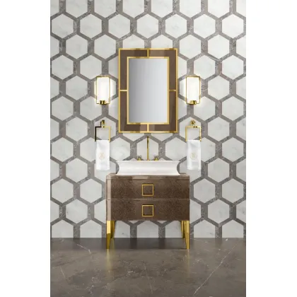 Zdjęcie Unikatowy komplet mebli Daphne do luksusowej łazienki