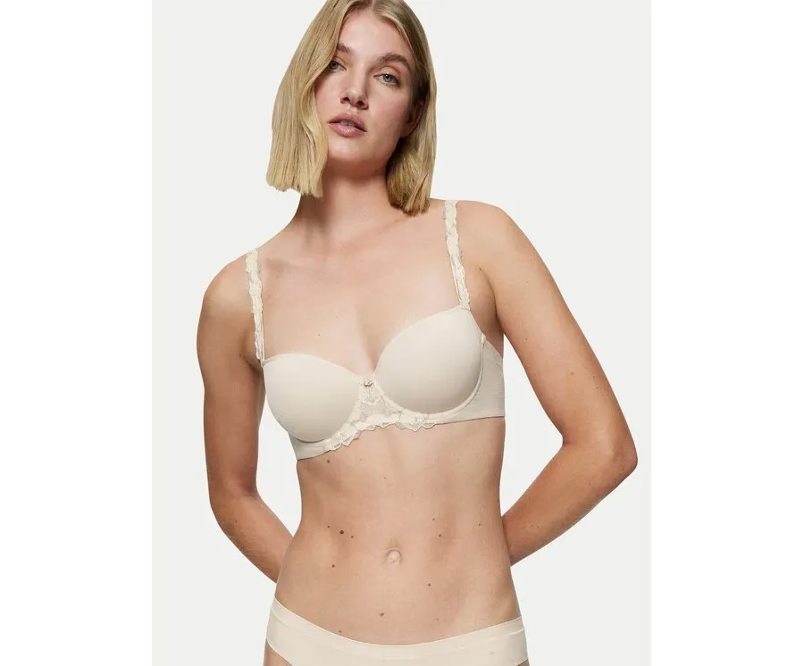 obrazek 1 Triumph Biustonosz z fiszbiną Wild Azalea 10219858 Beżowy