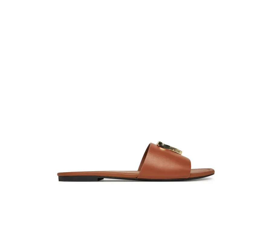 obrazek 1 LOVE MOSCHINO Klapki JA28161G0MIA0201 Brązowy