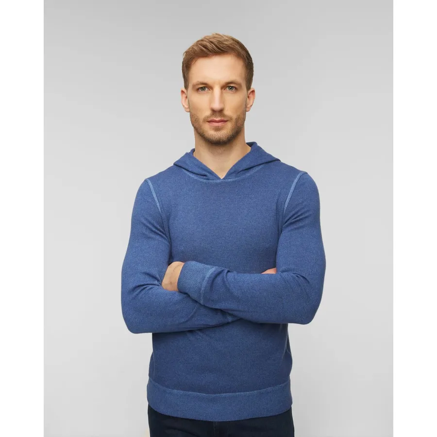 obrazek 1 Sweter Męski Z Kapturem Gran Sasso Vintage