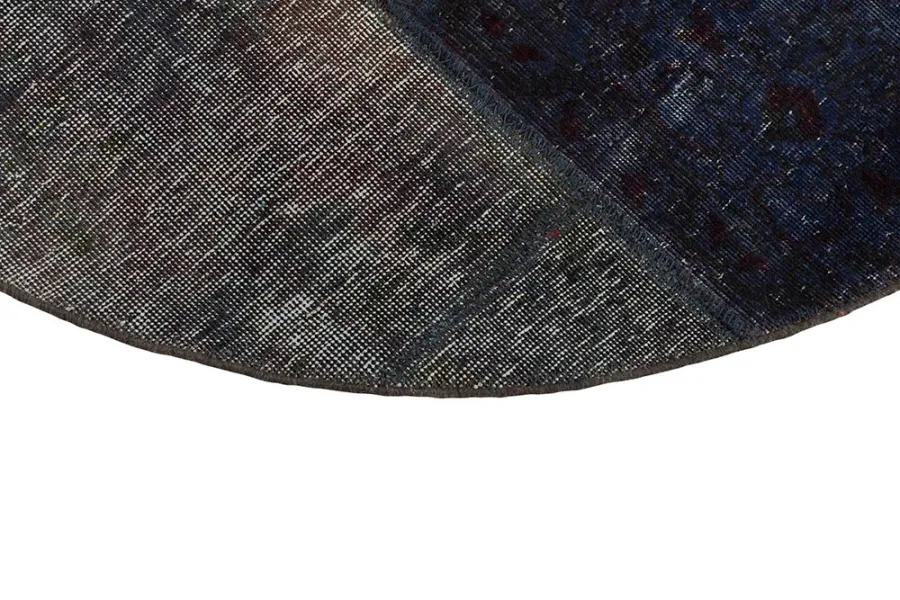 obrazek 3 Designerski granatowy dywan okrągły perski - ROUND INK 0991