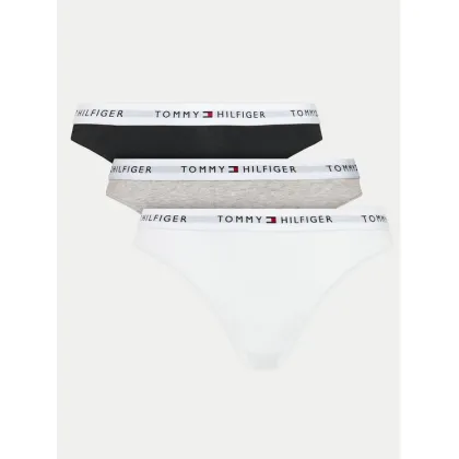 Zdjęcie Tommy Hilfiger Komplet 3 par fig klasycznych UW0UW05529 Kolorowy