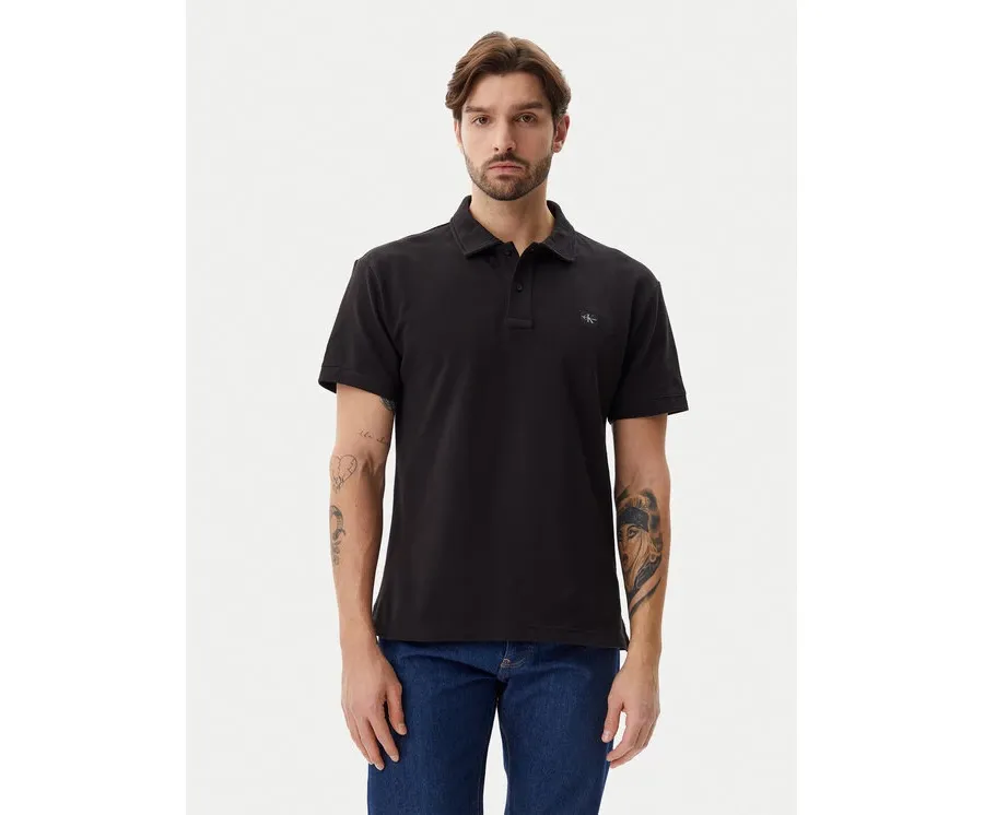 obrazek 1 Calvin Klein Jeans Polo J30J327040 Czarny Regular Fit