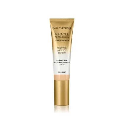 Zdjęcie Max Factor Miracle Second Skin Podkład w płynie 30 ml Nr. 03 - Light