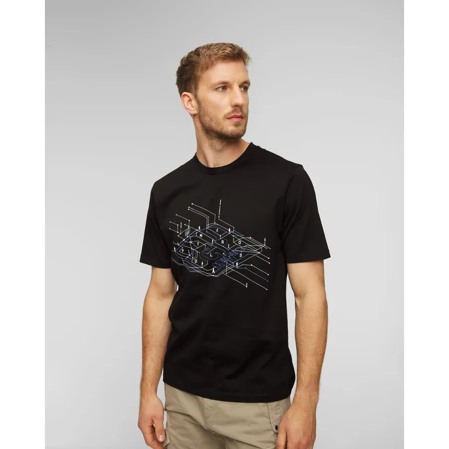obrazek 1 Czarny T-shirt Męski C.p. Company CP Company
