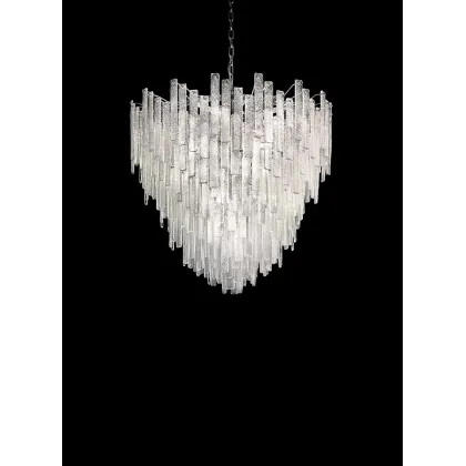 Zdjęcie Luksusowy szklany żyrandol w 3 opcjach wymiarowych