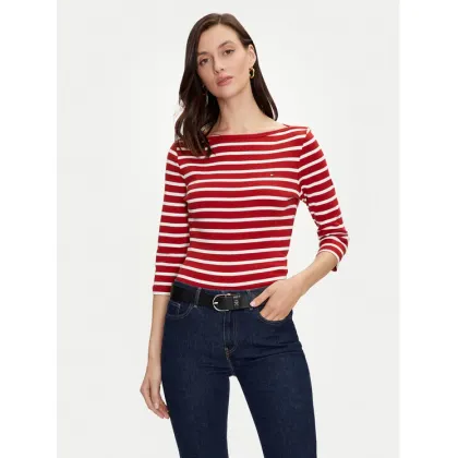 Zdjęcie Tommy Hilfiger Bluzka New Cody WW0WW40589 Czerwony Slim Fit