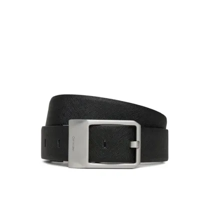 Zdjęcie Calvin Klein Pasek Męski Faceted Buckle 35Mm Adj/Rev LV04D7010G Czarny