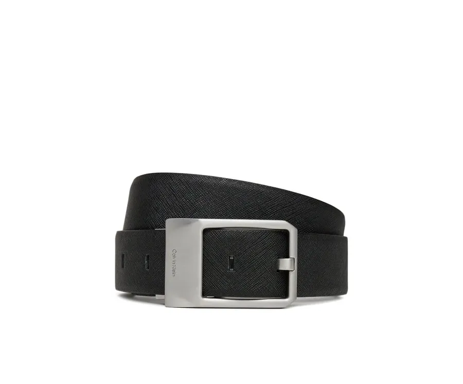 obrazek 1 Calvin Klein Pasek Męski Faceted Buckle 35Mm Adj/Rev LV04D7010G Czarny