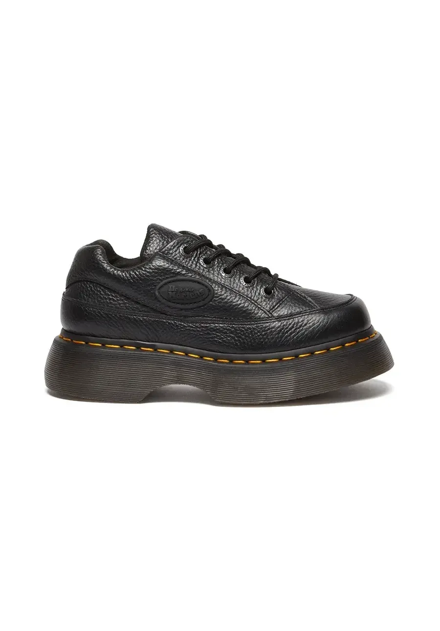 obrazek 1 Dr. Martens półbuty skórzane 8363 damskie kolor czarny na platformie DM41060001