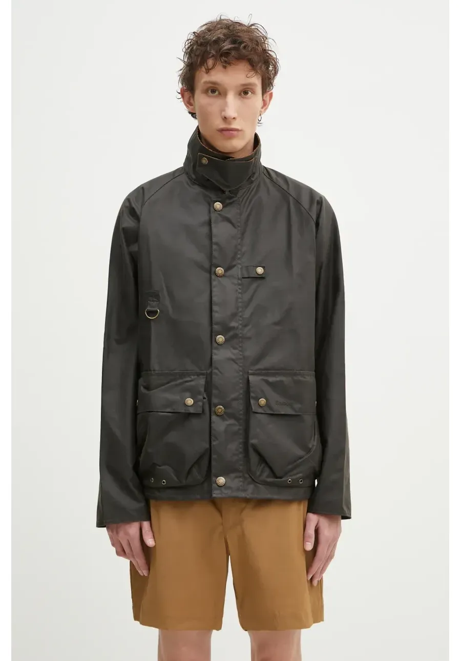 obrazek 1 Barbour kurtka woskowana Utility Spey Wax kolor zielony przejściowa MWX2287