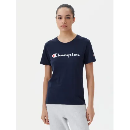 Zdjęcie Champion T-Shirt 118090 Granatowy Slim Fit