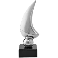 Picture Italian statuette with a sailboat - Astra Argenti