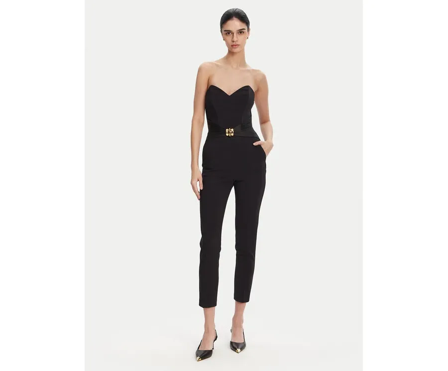 obrazek 1 Elisabetta Franchi Kombinezon TU-039-51E2 Czarny Regular Fit