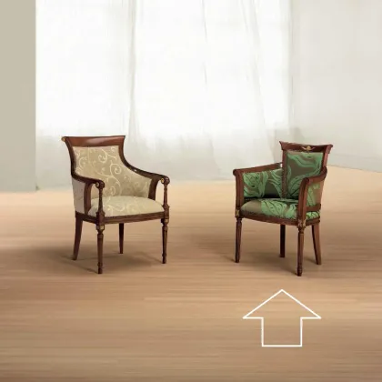 Zdjęcie Fotel do luksusowych wnętrz w stylu antycznym - Morello Gianpaolo