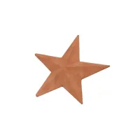 Picture Beautiful decorative star-shaped terracotta sculpture for the garden