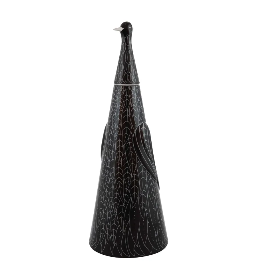 obrazek 1 Stylowa porcelanowa butelka Czarny Ptak - Vista Alegre