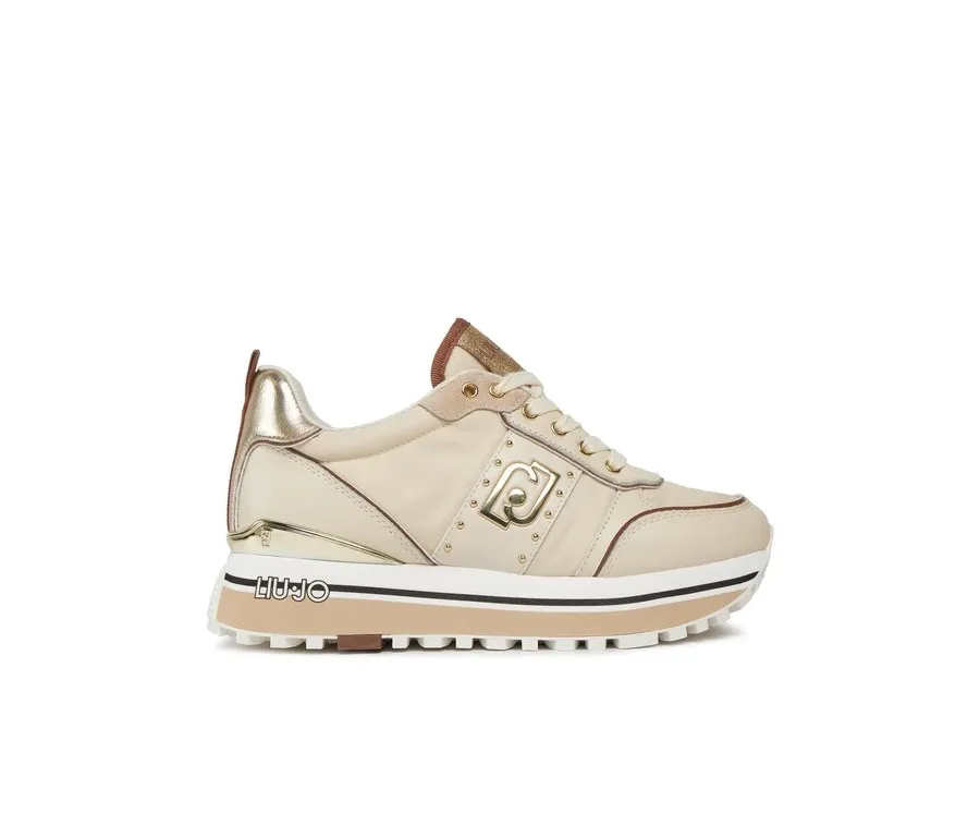 obrazek 1 Liu Jo Sneakersy Maxi Wonder 71 BA4055 PX181 Écru