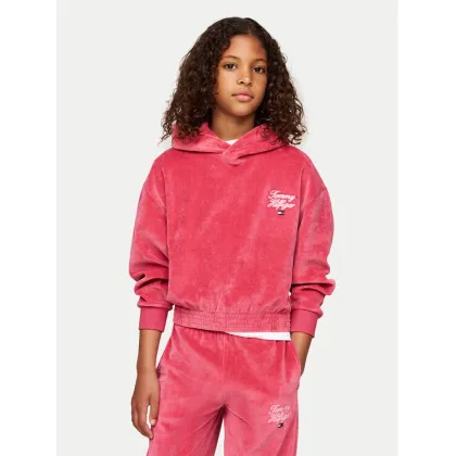 Zdjęcie Tommy Hilfiger Bluza Script KG0KG08192 Różowy Regular Fit