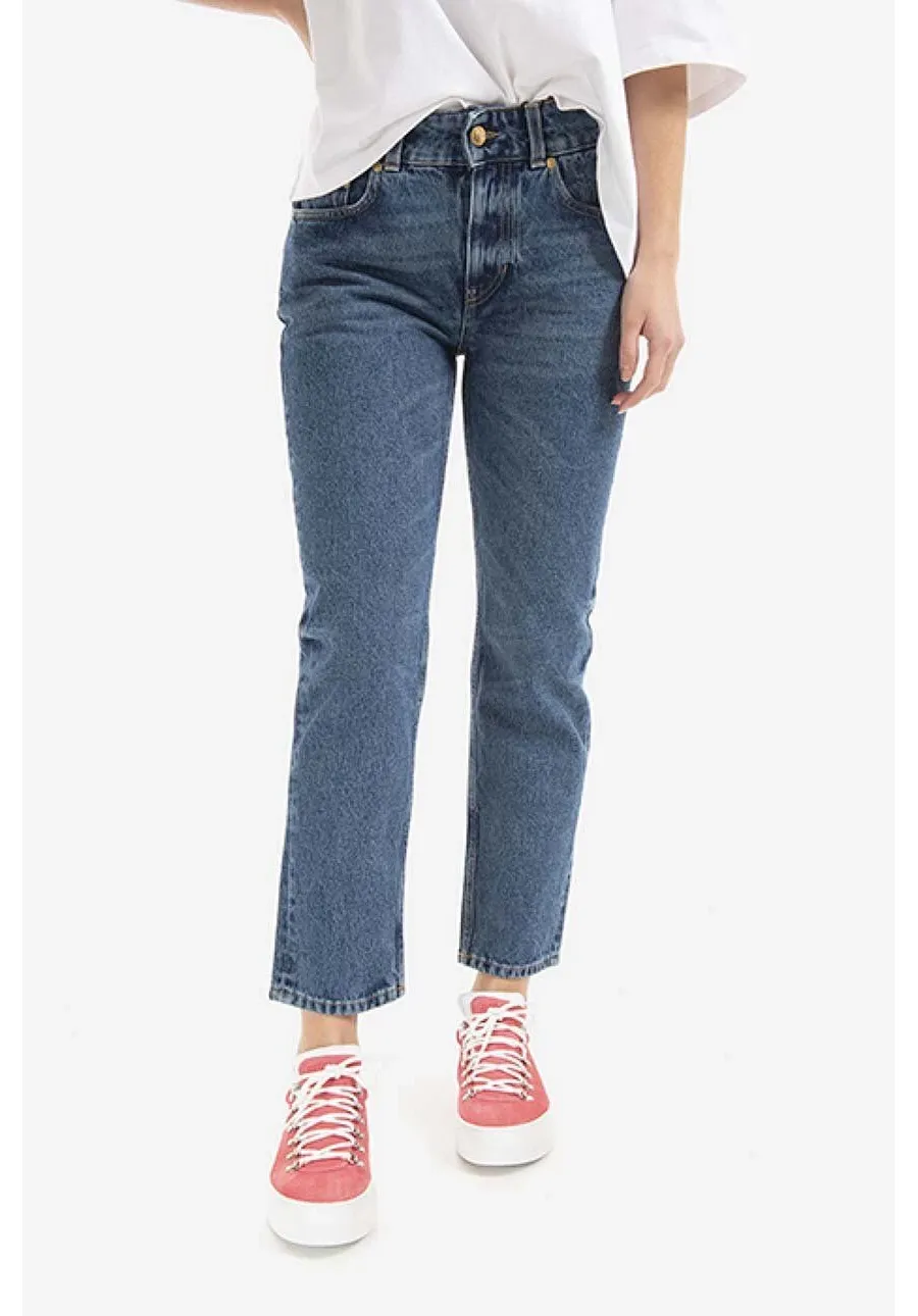 obrazek 1 Tom Wood jeansy Vesper damskie medium waist 20321.047-BLUE
