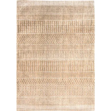 Zdjęcie Luksusowy beżowy dywan we wzory - SANDY GOLD 8674