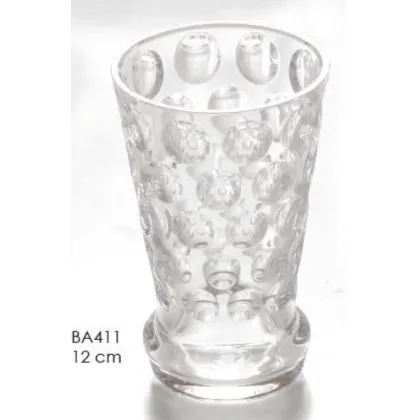 Zdjęcie Piękny pojemnik na szczoteczki z włoskiego ręcznie szlifowanego kryształu - Il Paralume Marina