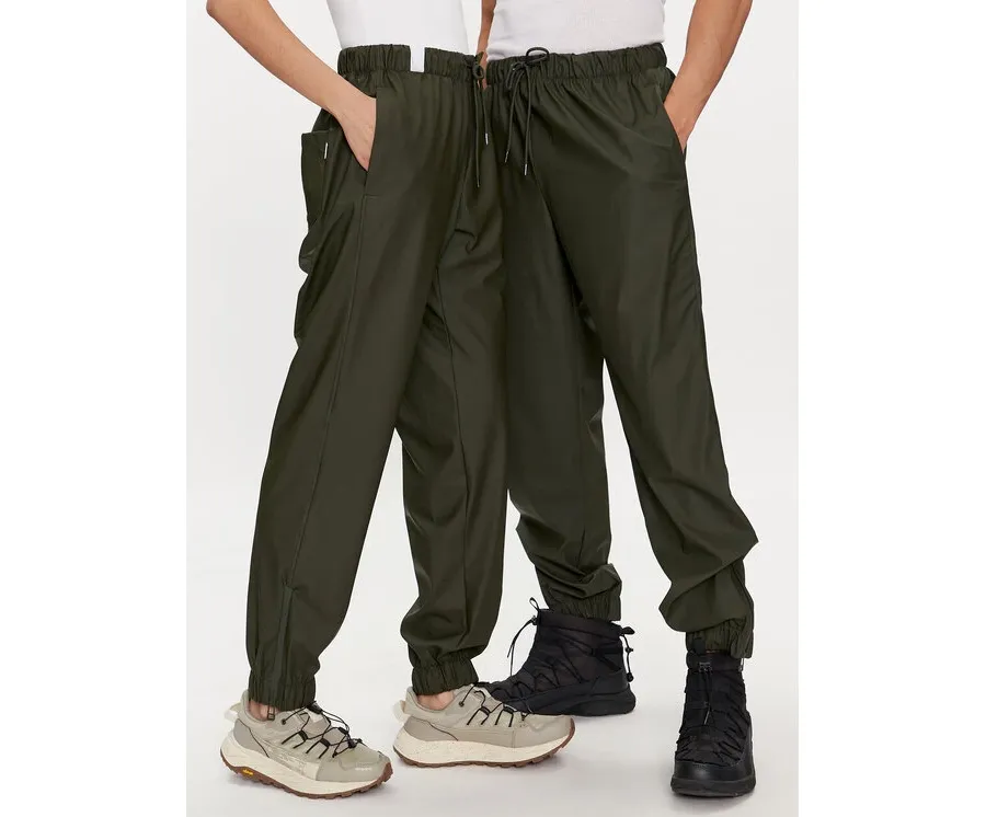 obrazek 1 Rains Spodnie przeciwdeszczowe Rain Pants Regular W3 18560 Zielony Regular Fit