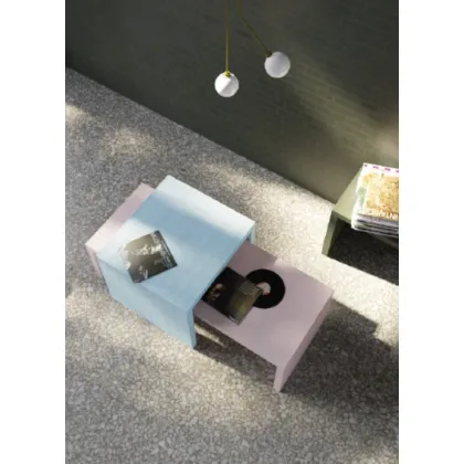 Zdjęcie Jasnoróżowy stolik kawowy SANDY z Włoch - Fratelli Mirandola