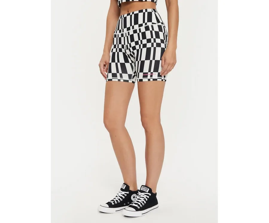 obrazek 1 Converse Szorty sportowe W Aop Wordmark Bike Short 10026990-A01 Kolorowy Skinny Fit