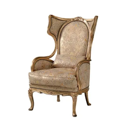 Zdjęcie Fascynujący włoski fotel w komplecie z poduszką