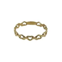 Picture Beautiful gold ring with hearts