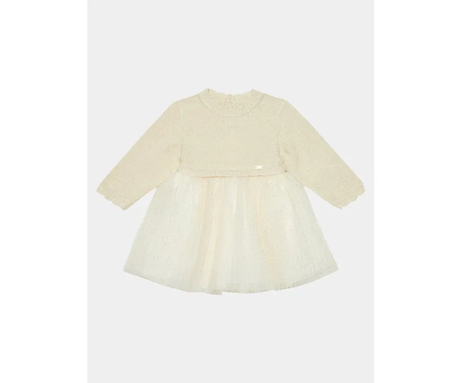 obrazek 1 Mayoral Sukienka codzienna 2.858 Beżowy Regular Fit