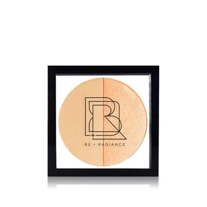 Zdjęcie BE + RADIANCE Set + Glow Probiotic Powder + Highlighter Paleta rozświetlaczy 10 g N°13