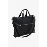Picture An elegant black briefcase made of Italian leather - Terrida