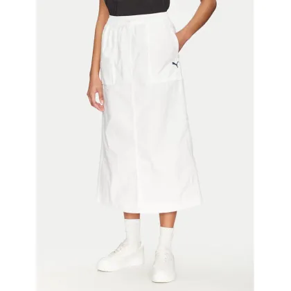 Zdjęcie Puma Spódnica trapezowa Future Archive 629784 Biały Relaxed Fit