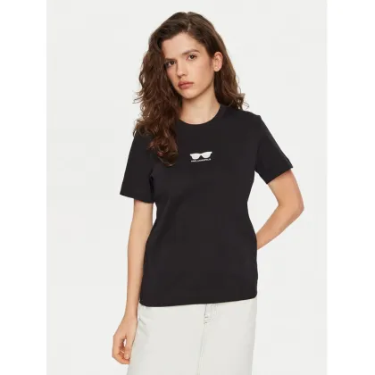 Zdjęcie KARL LAGERFELD T-Shirt A1W17021 Czarny Regular Fit