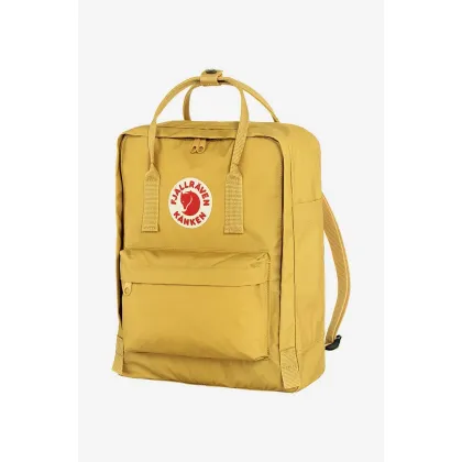 Zdjęcie Fjallraven plecak Kanken kolor żółty duży z aplikacją F23510.135-135