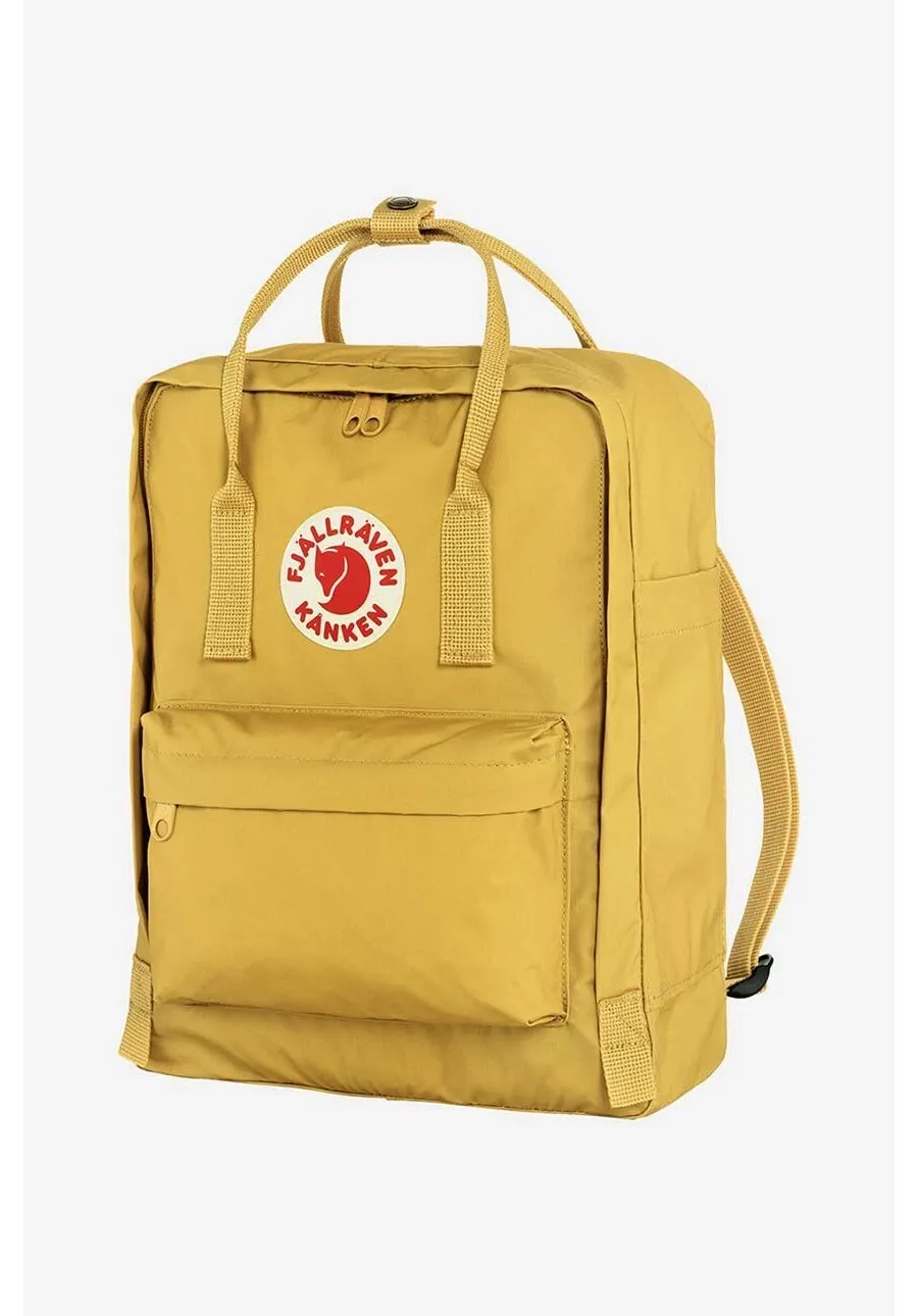 obrazek 1 Fjallraven plecak Kanken kolor żółty duży z aplikacją F23510.135-135